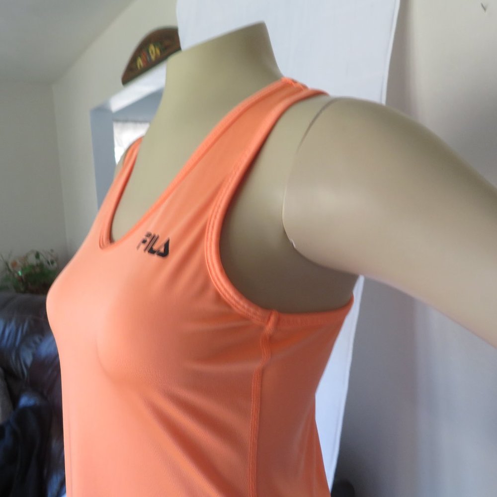 Fila Orange Racerback Workout Top - Picture 3 of 7